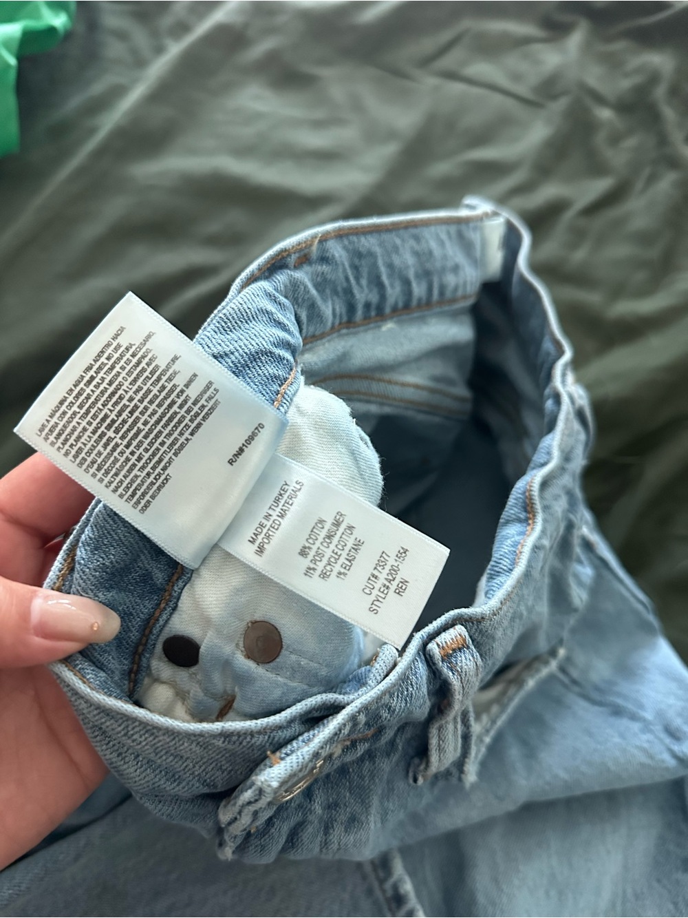 Agolde REN Jeans High Rise Wide Leg - Picture 5 of 5